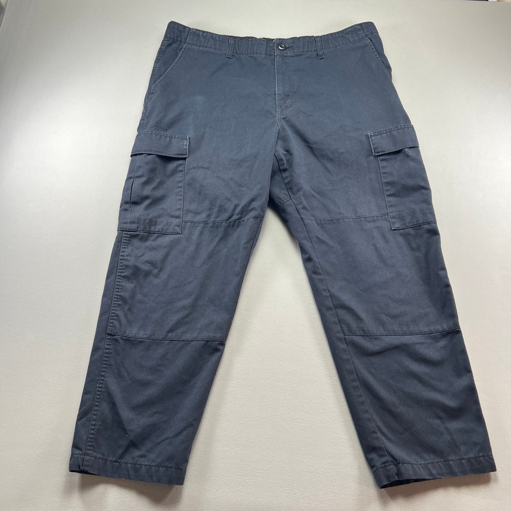 Vf Imagewear Cargo Pants Mens XL Navy Blue Work Wear Utility Pocket Straight Leg